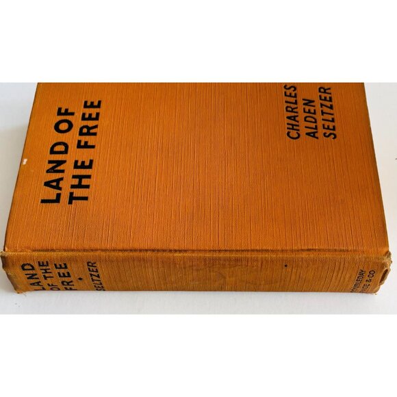 1927 Land Of The Free Charles Alden Seltzer Western Vintage HC1st Edition WHBS - Picture 3 of 3